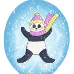 Sneeuwengel Panda